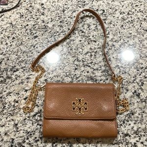 Tory Burch Tan Small Envelope Crossbody
